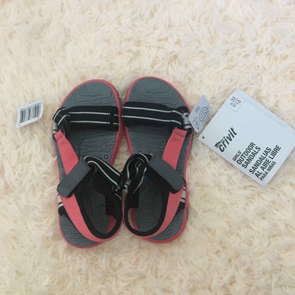 Crivit girls outdoor sandals size 1